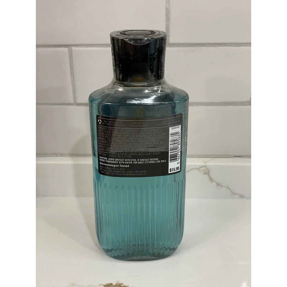 Ocean Men Collection Bath & Body Works 3 in 1 Hair Face Body Wash 10‎ fl oz New